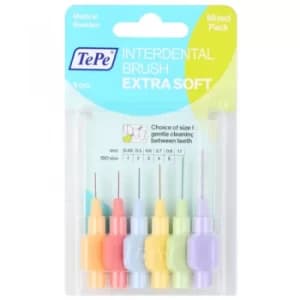 TePe Extra Soft Mix Interdental Brushes 6Pcs