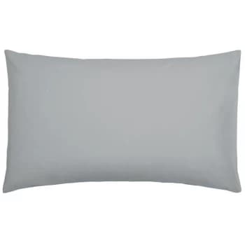 Bedeck of Belfast Bedeck of Belfast 200TC Pima Plain Dye Standard Pillowcases - GREY