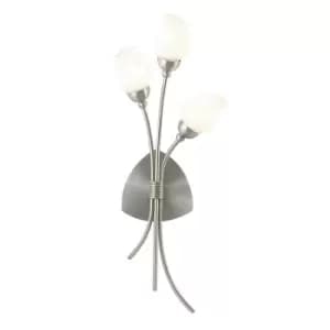 Rimini Wall Lamp 3 Light G9 Satin Chrome