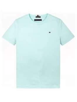 Tommy Hilfiger Boys Short Sleeve Essential Flag T-Shirt - Light Blue