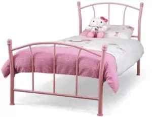 Serene Penny 3ft Single Pink Metal Bed Frame