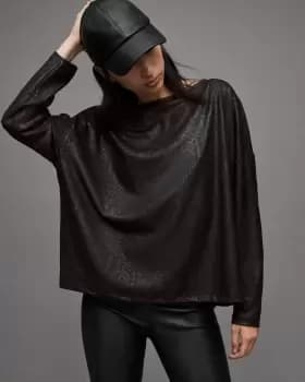 AllSaints Rita Snake T-Shirt