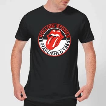 Rolling Stones Est 62 Mens T-Shirt - Black - 3XL - Black