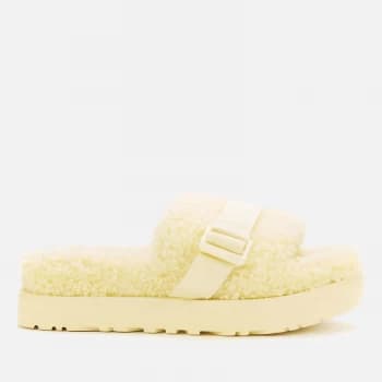 UGG Womens Fluffita Sheepskin Slide Sandals - Margarita - UK 4