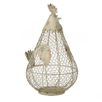 Large Metal Cut Out Hen By Heaven Sends