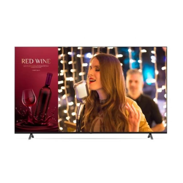 86In Commercial TV 4K Ultra HD Black