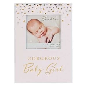 4" x 4" - Bambino Paperwrap Photo Frame - Baby Girl