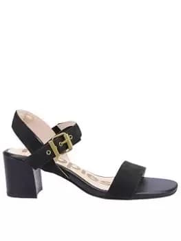 Hush Puppies Leila Heel Hugger Heeled Sandal, Black, Size 4, Women