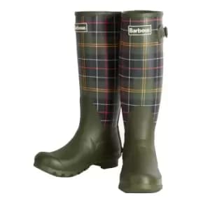 Barbour Womens Tartan Bede Wellingtons Classic Tartan UK 4