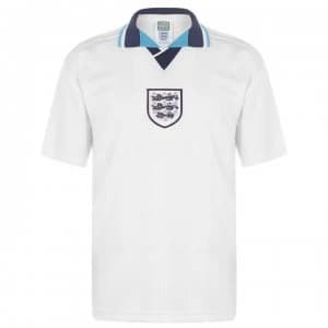 Score Draw England 96 Home Jersey Mens - White