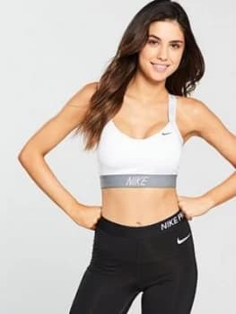 Nike Training Indy Soft Sports Bra White Size XS Women