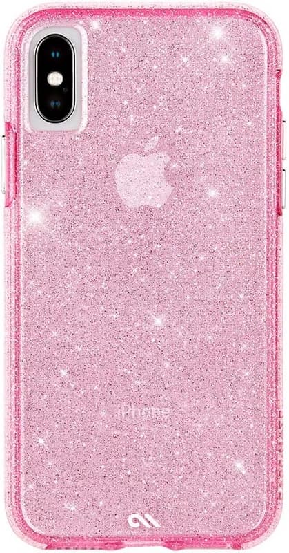 iPhone X XS Sheer Crystal Blush Case