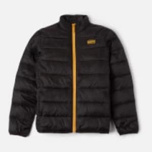 Barbour International Boys' Reed Quilted Jacket - Black/Yellow - L