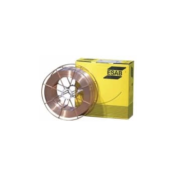 0.8MM Autrod 12.51 Premium Copper Coated Solid MIG Wire 15KG Wire Basket - Esab