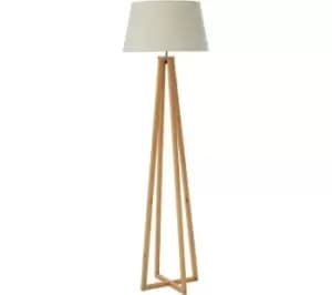 INTERIORS by Premier Breton Floor Lamp - Brown