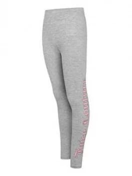 Juicy Couture Girls Leggings - Grey Marl, Size Age: 12-13 Years, Women