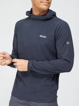 Regatta Monte Fleece Hoodie - Black Size M Men