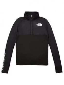 The North Face Boys Reactor 1/4 Zip Pullover - Black