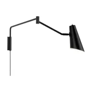 Noa Wall Lamp Long Matt Black