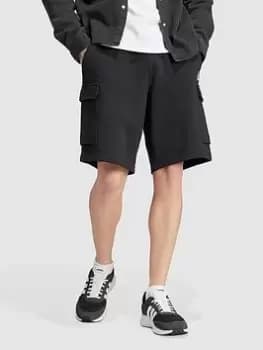 adidas Sportswear Essentials French Terry Cargo Shorts - Black, Size XS, Men