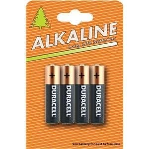 Original Duracell Plus Power AAA Battery Alkaline 1.5V Pack of 4