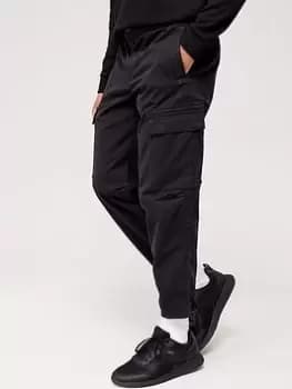 BOSS Sisla Cargo Trousers - Black, Size 46=Uk30In, Inside Leg Regular, Men