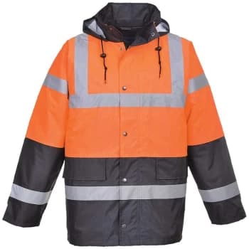 S467ORR4XL - sz 4XL Hi-Vis Two Tone Traffic Jacket - Orange - Portwest