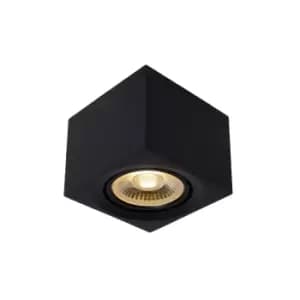 Fedler Modern Surface Mounted Ceiling Spotlight - LED Dim to warm - GU10 - 1x12W 2200K/3000K - Black