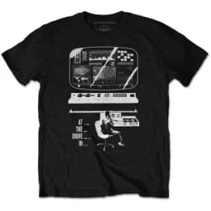 At The Drive-In - Monitor Unisex XX-Large T-Shirt - Black