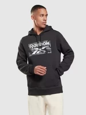 Reebok Camo Hoodie, Black Size XL Men