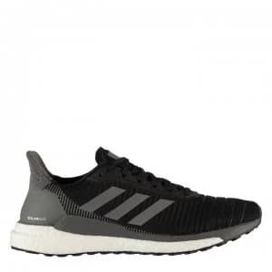 adidas Solar Glide Mens Running Shoes - Black/Grey