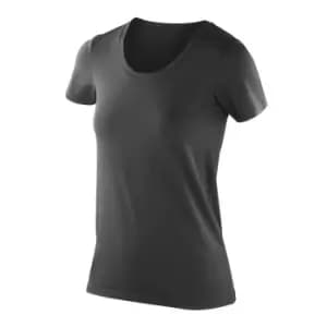 Spiro Womens/Ladies Impact Softex Short Sleeve T-Shirt (XXS) (Black)