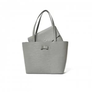 Ted Baker Deannah Bow Shopper Bag - mid-grey