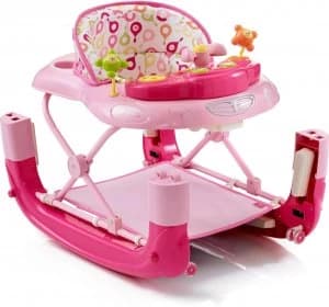 MyChild Walk N Rock 2 In 1 Baby Walker - Pink