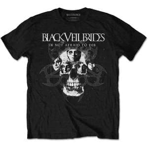 Black Veil Brides - I'm Not Afraid To Die Unisex Large T-Shirt - Black