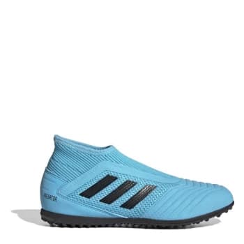 adidas Predator 19.3 Laceless Childrens Astro Turf Trainers - Blue