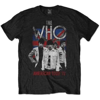 The Who - American Tour '79 Unisex Large T-Shirt - Black