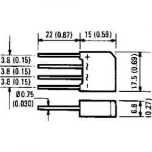 Diode bridge Infineon Technologies 2KBP06 SIP 4 600 V