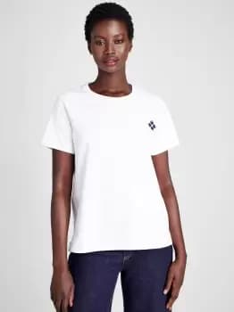 Spade Flower Tee - White - L (Uk 16)