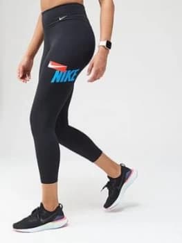 Nike The One Hbr Grx Crop Legging - Black