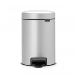 Brabantia NewIcon 3 Litre Grey Pedal Bin Grey