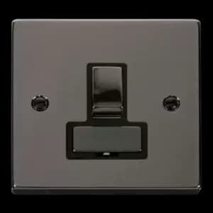 Click Scolmore Deco Ingot 13A Switched Fused Spur Unit - VPBN751BK