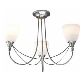 Village At Home Nottingham 3-Light Ceiling Light - Chrome