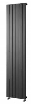 Wickes Haven Flat Panel Vertical Designer Radiator - Anthracite 1800 x 435 mm