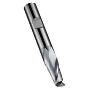 Solid Carbide Alcrona High Perf Mult-App 2 Flute Slot Drill, Short Length Din 6527 L 10.00 Mm