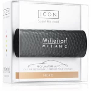 Millefiori Icon Nero car air freshener Hammered Metal