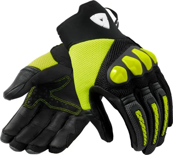 REV'IT! Gloves Speedart Air Black Neon Yellow Size XL