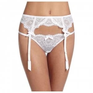 L Agent by Agent Provocateur AP L-A Vane Suspender C99 - White