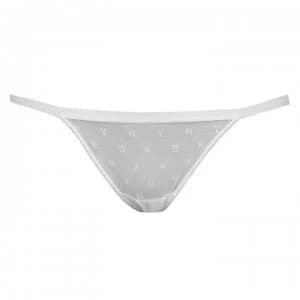 DKNY Mono Mesh Bikini Briefs - White LUS