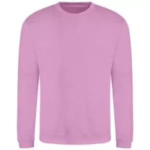 AWDis Adults Unisex Just Hoods Sweatshirt (L) (Lavender)